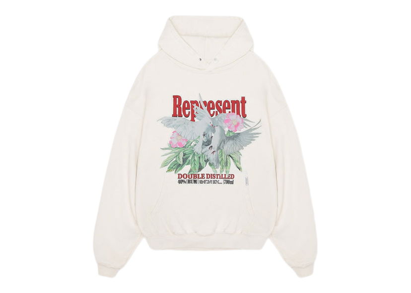 Sweatshirt Represent Clo Double Distilled Graphic Print Hoodie Vit | M04284-72
