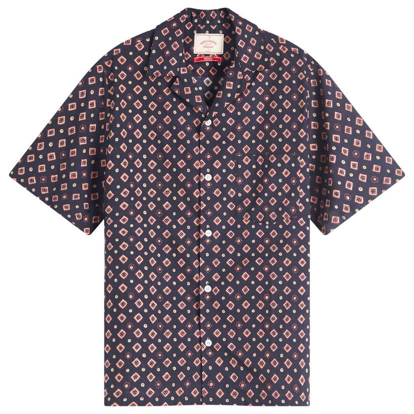 Skjorta Portuguese Flannel Portuguese Flannel Dice Vacation Shirt Mörkblå | SS25-030-NVY