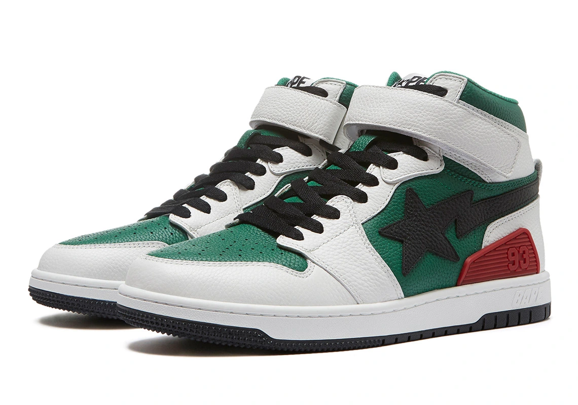 Sneakers och skor BAPE Block Sta High 2 Grön | 001FWH801002I, 1