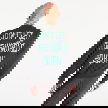 Sweater HERON PRESTON Burn Crewneck Grön | HMBA020F23JER0071050, 2