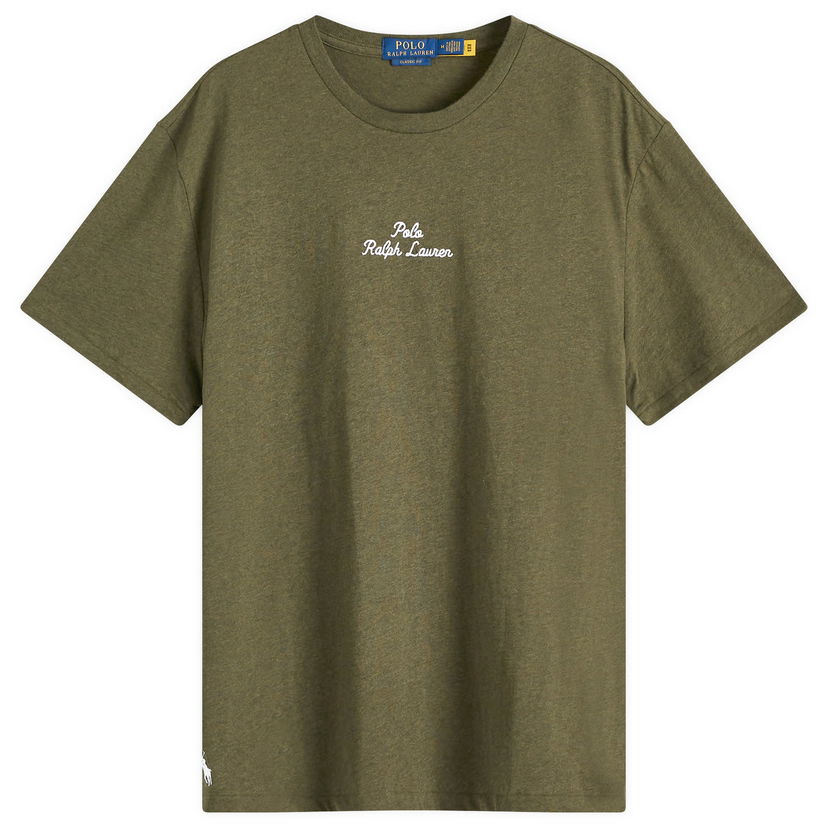 T-shirt Polo by Ralph Lauren Ralph Lauren Classic Fit Embroidered T-Shirt Grön | 710936585021