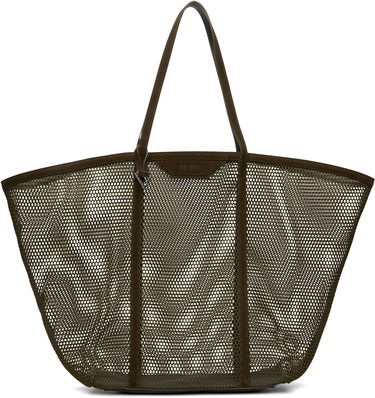 Tygpåse The Attico The Attico Via del Mare Mesh Tote Grön | SPEWAH53 E102, 0