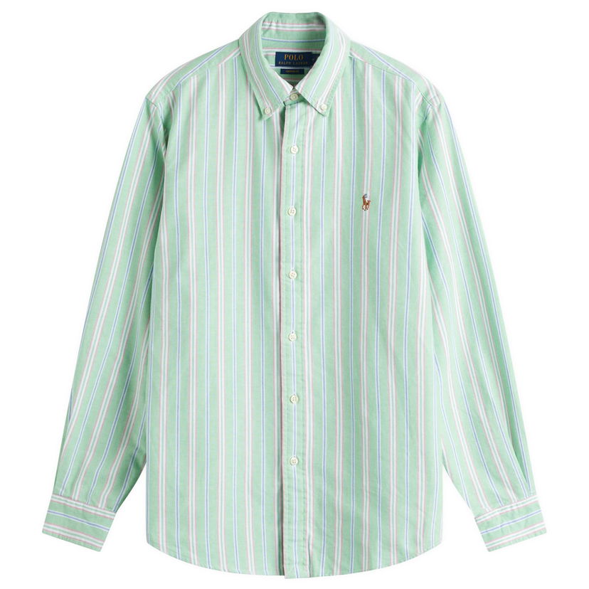 Skjorta Polo by Ralph Lauren Ralph Lauren Custom Fit Oxford Shirt, Size Large Grön | 710928918003