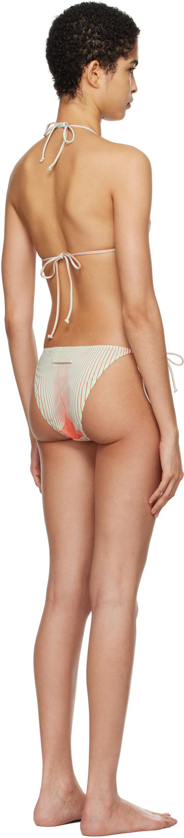 Badkläder Jean Paul Gaultier Gaultier 'The Pinstripe Body Morphing' Bikini Set Grön | 25/33-F-BS021-J571-4216, 2