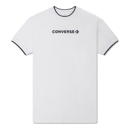 T-shirt Converse Wordmark T-Shirt Dress Vit | 10024783-A02, 0