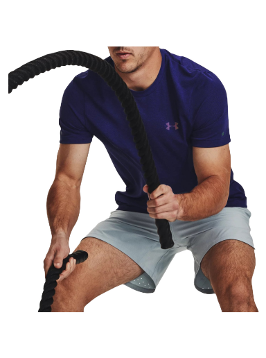 T-shirt Under Armour Rush Seamless Legacy Tee Mörkblå | 1376781-468