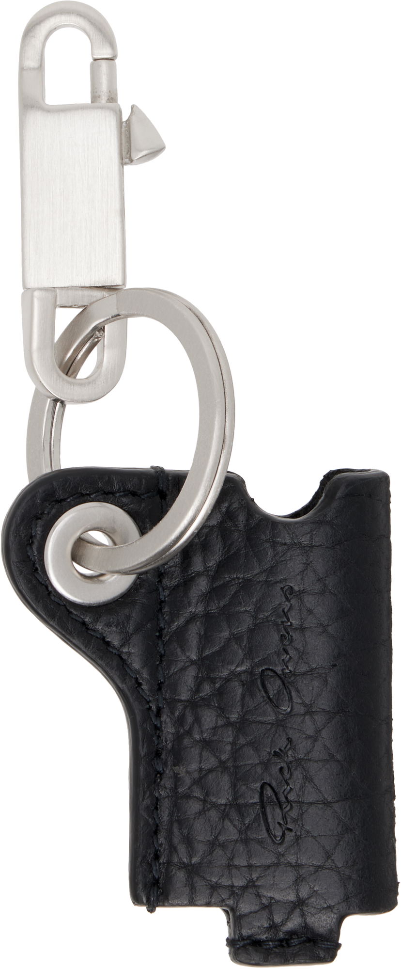 Nyckelringar Rick Owens Rick Owens Concordians Mini Lighter Holder Keychain Svart | RA02E0795 LBT