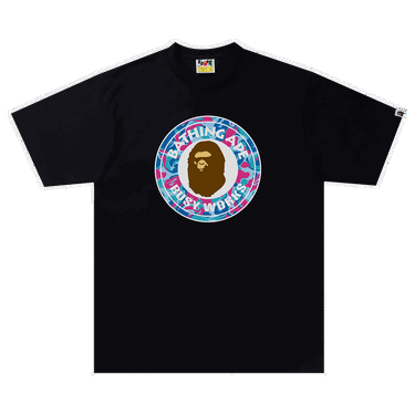 T-shirt BAPE Marble Camo Busy Works Tee Svart | 1I30 110 045 BLACK, 0
