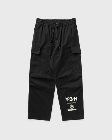Cargo byxor Y-3 Y-3-N Yohji Yamamoto NEIGHBORHOOD Relaxed Fit Drawstring Multi-Pocket Cargo Pants Svart | JW7003, 0