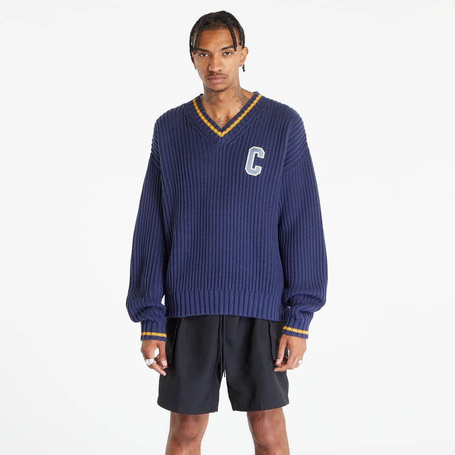 Sweater Champion V-Neck Top Mörkblå | 219182 CHA BS561, 0