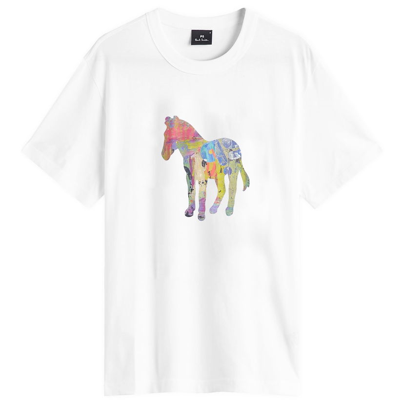 T-shirt Paul Smith Paul Smith Zebra Craft T-Shirt, Size Large Vit | M2R-220X-PP4701-01