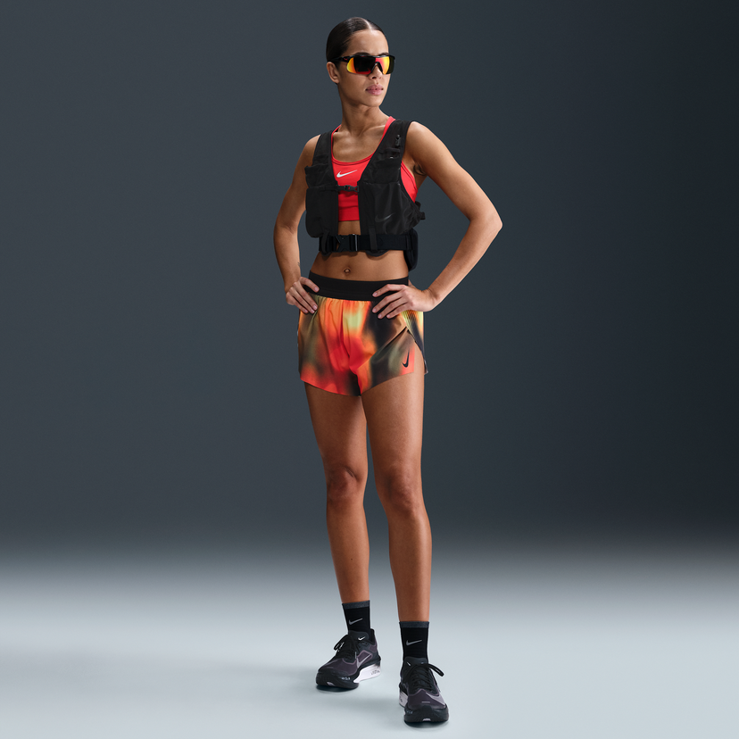 Väst Nike AeroSwift Dri-FIT ADV Printed Running Shorts with Liner Svart | IB2236-736