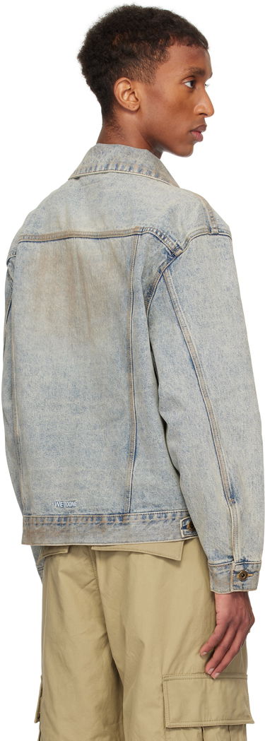 Jacka We11done We11done Washed Denim Jacket Blå | WD-DJ3-24-315-U-SK, 2