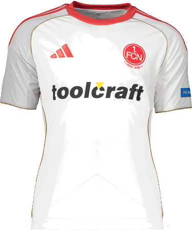 Jersey adidas Originals 1. FC Nürnberg Away Jersey 2025/26 Vit | 6fcnjd7396, 0