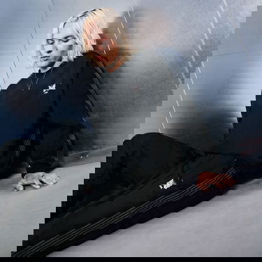 Sweatshirt Needles END. x Needles Track Crew Neck Svart | QV1670, 6