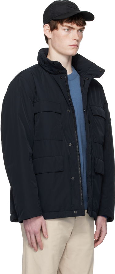 Jacka Stone Island Micro Twill Jacket Mörkblå | K2S15 4100049 S0026, 1