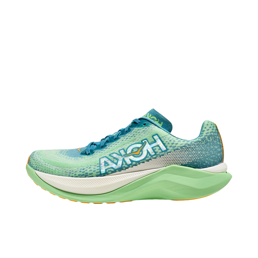 Löpning Hoka One One Mach X Ocean Mist Lime Turkos | 1141450-OMLG