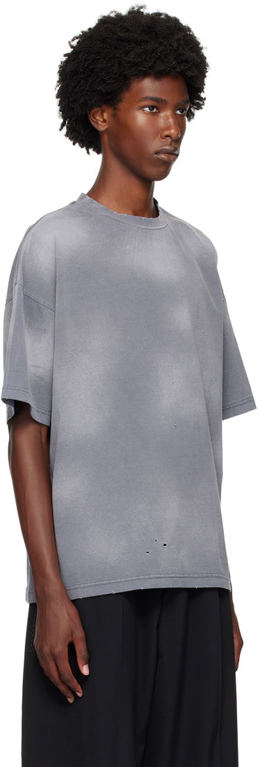 T-shirt We11done We11done Distressed T-Shirt Grå | WD-TT2-24-742-U-CH, 1