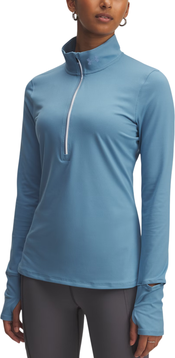 T-shirt Under Armour Under Armour Qualifier Run 1/2 Zip Running Pullover Blå | 1379349-418, 0