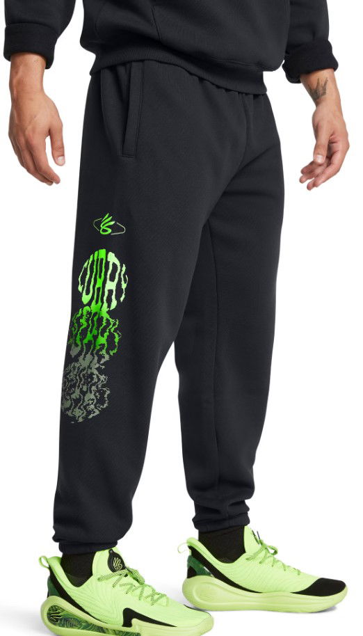 Träningsbyxor Under Armour Under Armour Curry Splash Graphic Joggers Svart | 1387607-001