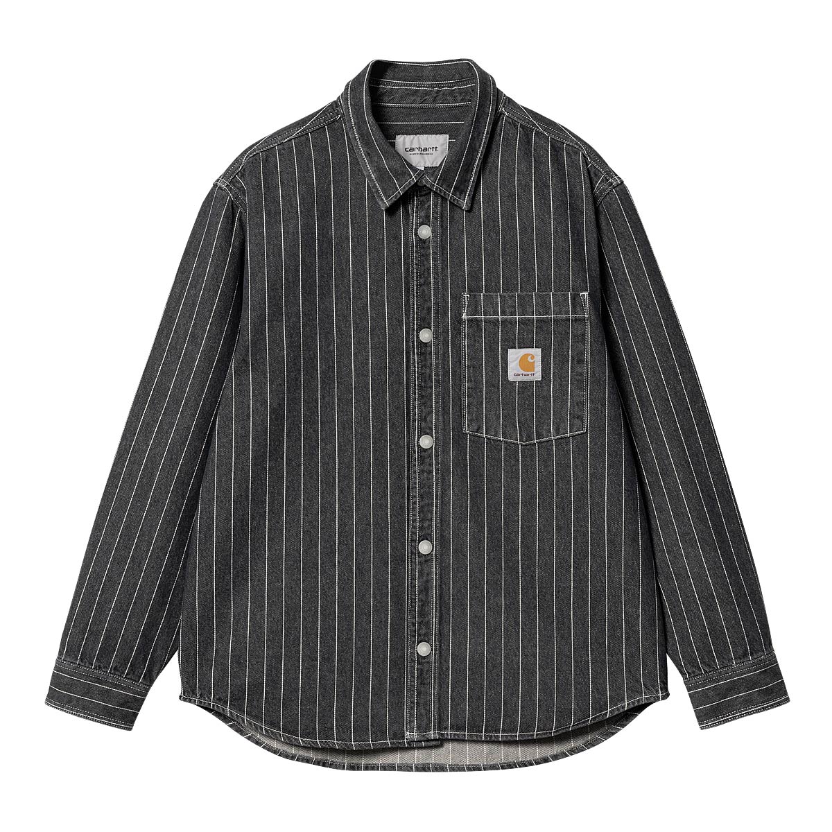 Jacka Carhartt WIP Orlean Shirt Jacket Svart | I033009.1XX06, 1