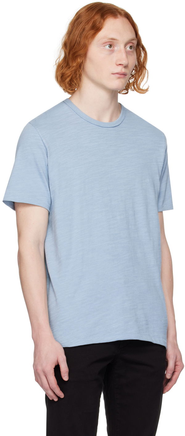 T-shirt rag & bone Classic Flame T-Shirt Blå | MBC22FT039TL39, 1