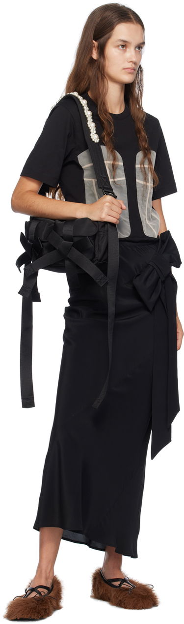 Klä Simone Rocha Simone Rocha Paneled Bust T-Shirt Svart | 5290 0553, 4