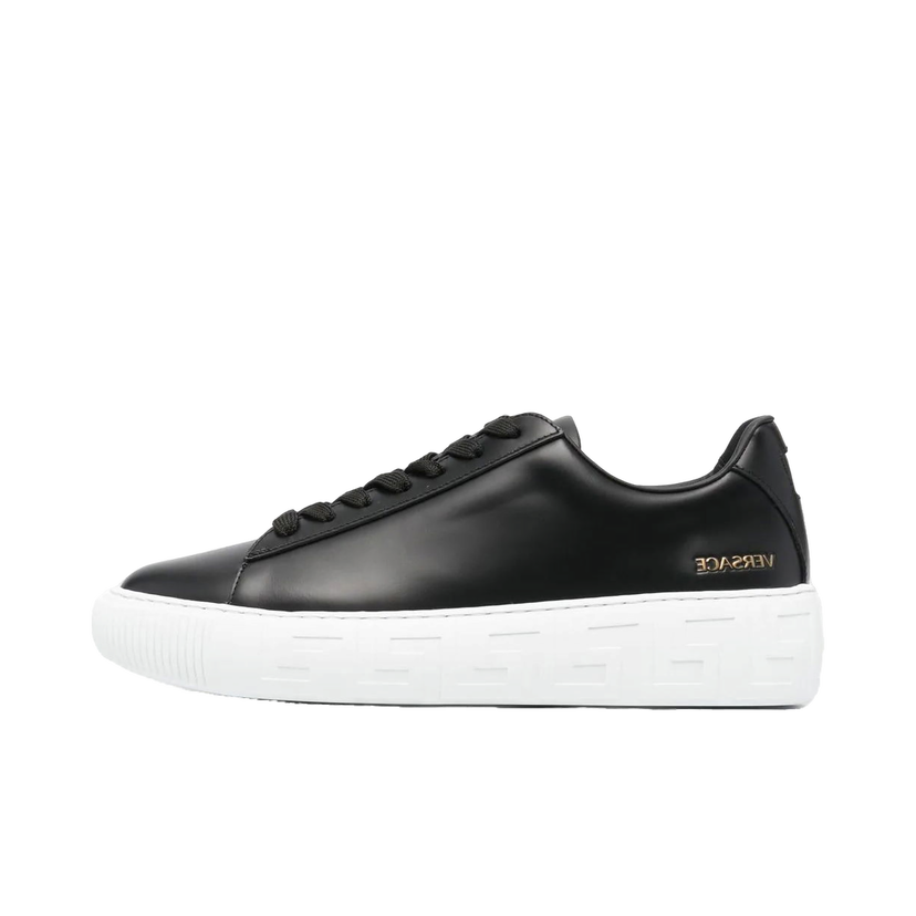 Sneakers och skor Versace Greca Lace-up Black White Svart | DSU8404-DV50G _D41
