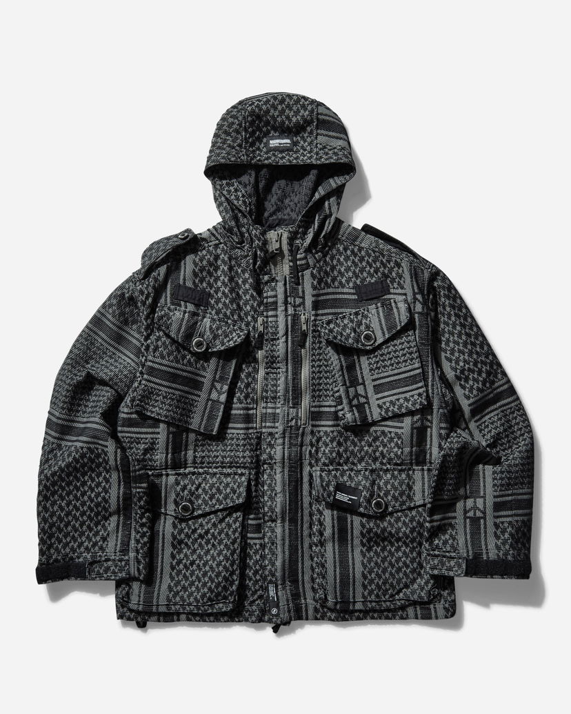 Parkas Neighborhood Shemagh Smock Jacket Grå | 251SPNH-JKM03 BK