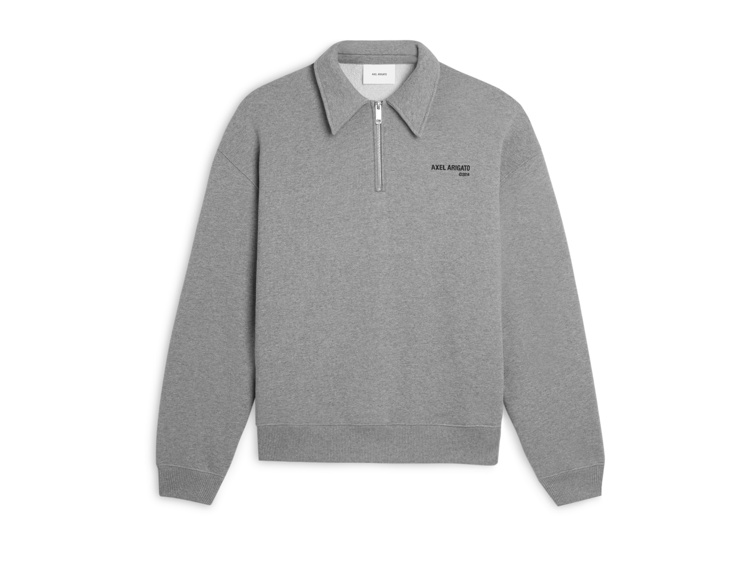 Sweatshirt AXEL ARIGATO Remi Half-Zip Sweater Grå | A2218001, 0