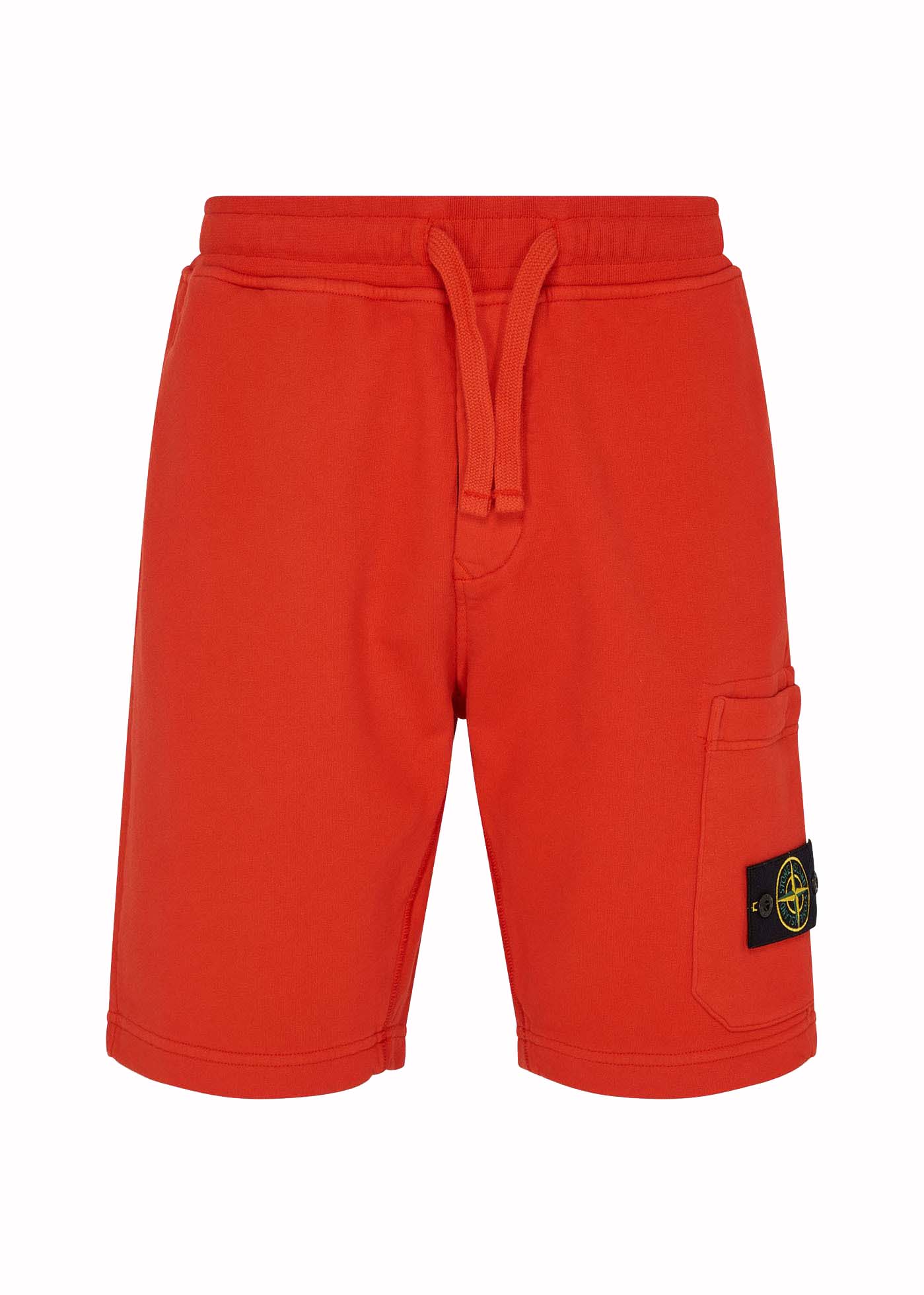 Shorts Stone Island Fleece Logo Shorts Röd | 791562520 V0037, 0