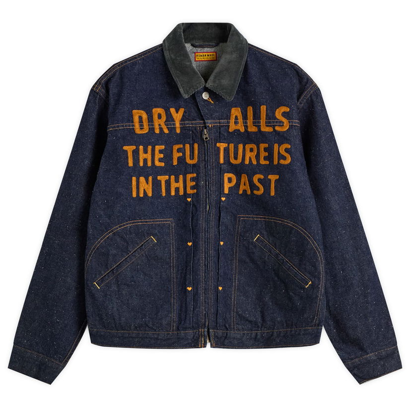 Jacka Human Made Zip Denim Work Jacket Mörkblå | HM30JK005-IND
