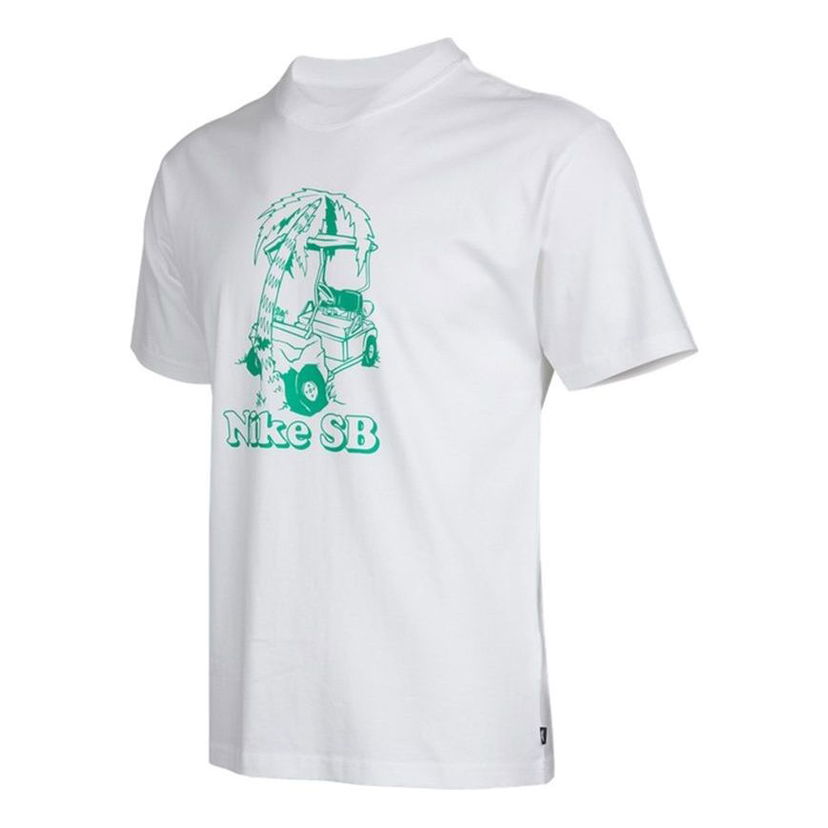 T-shirt Nike SB Nike SB Loose Fit T-Shirt Vit | DD1309-100