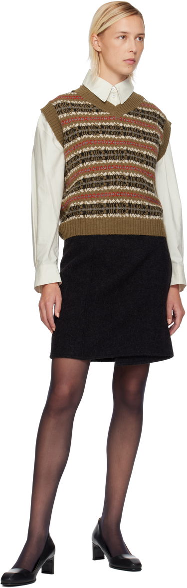 Väst Max Mara Weekend Fleres Jacquard Vest Flerfärgad | 2525356022600, 3