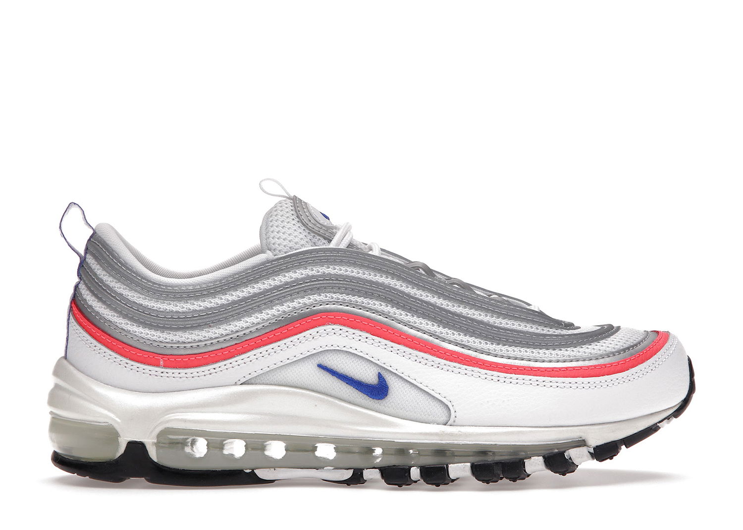 Sneakers och skor Nike Air Max 97 Metallic Silver Flash Crimson Racer Blue W Vit | CZ6087-101, 0
