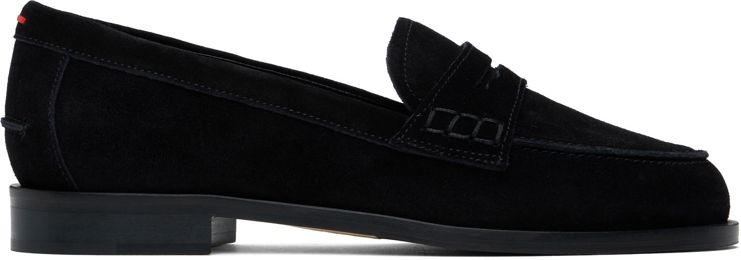 Skovård Aeyde Aeyde Oscar Suede Loafers Svart | A11-FL-VRNR15FL50-FW24-800-022, 0