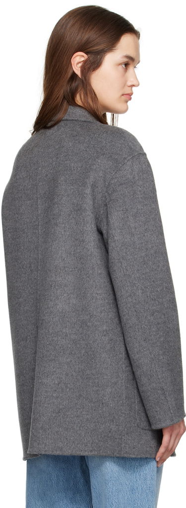 Jacka TOTEME TOTEME Patch Pocket Jacket Grå | 242-WRO1613-FB0006, 2