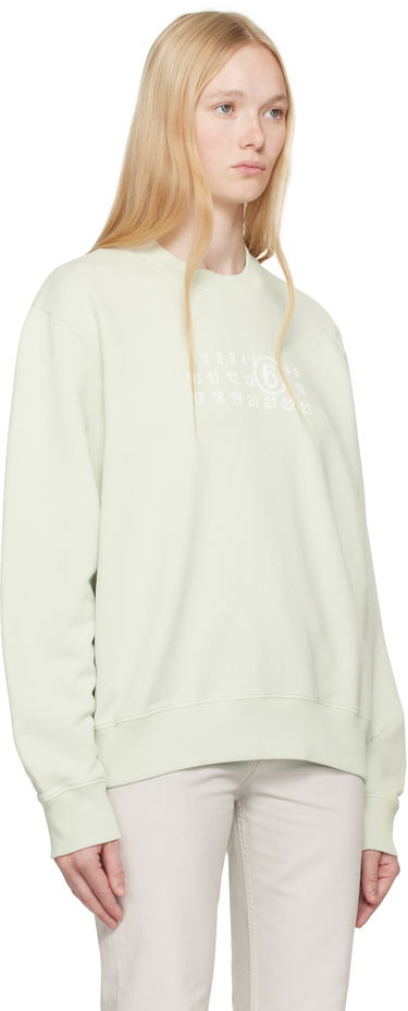 Sweater Maison Margiela MM6 Maison Margiela Numeric Sweatshirt Grön | SH2GU0021 M25004, 1