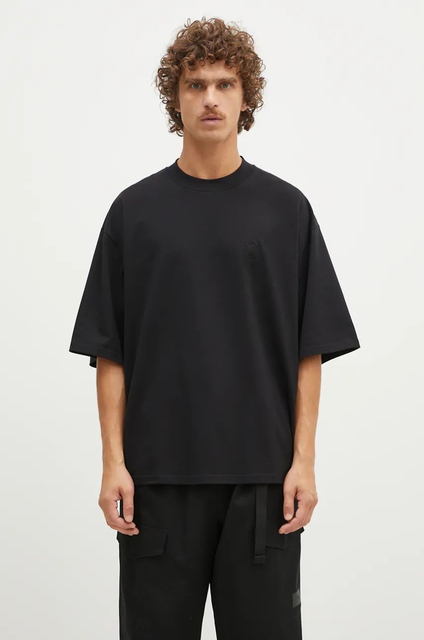 T-shirt 1017 ALYX 9SM Oversized Crewneck Tee with Application Svart | AAMTS0486FA01, 0