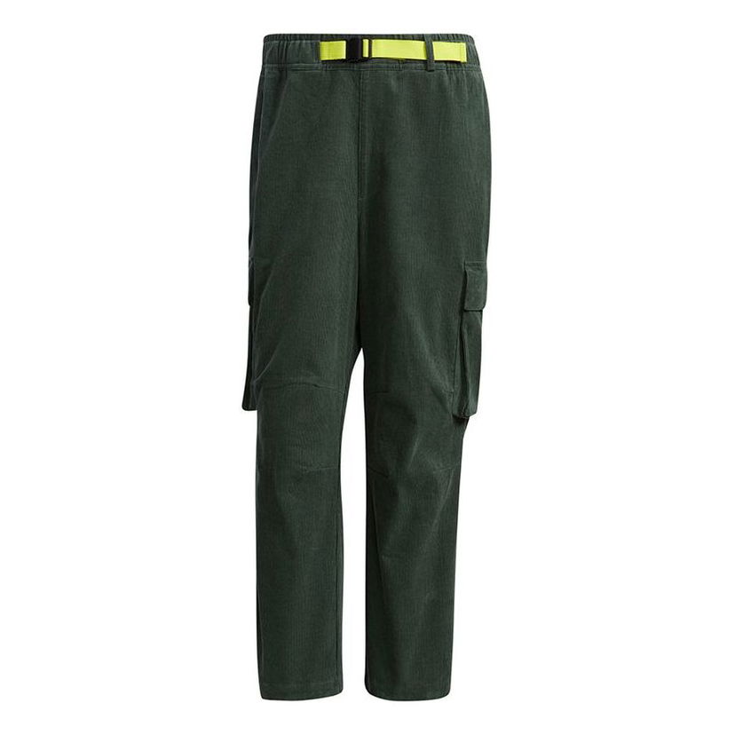 Cargo byxor adidas Originals Cargo Pocket Corduroy Pants Grön | GP1813