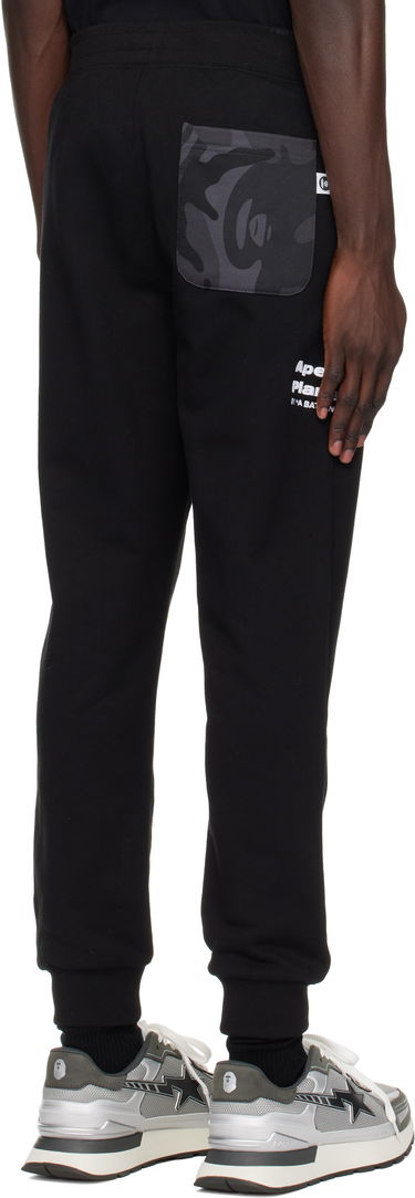 Träningsbyxor AAPE by A Bathing Ape AAPE by A Bathing Ape Main Sweatpants Svart | AAPPTMB637XXNBKX, 2