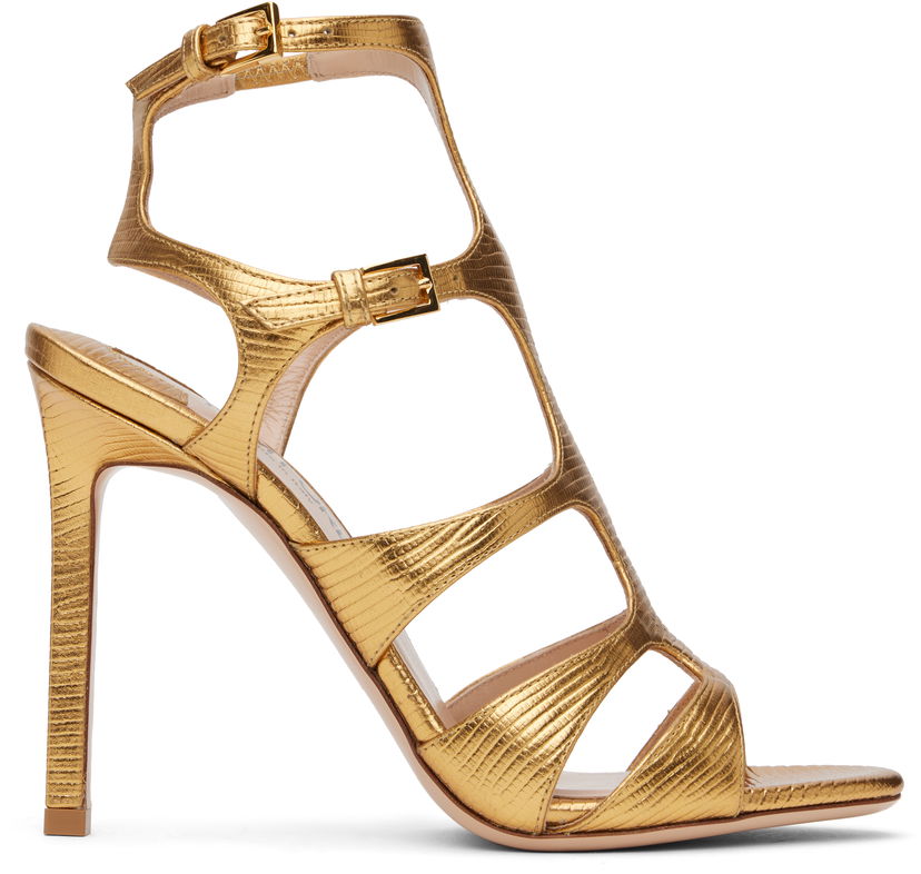 Skovård Tom Ford TOM FORD Paradis Heeled Sandals Metallisk | W3613-LCL232G