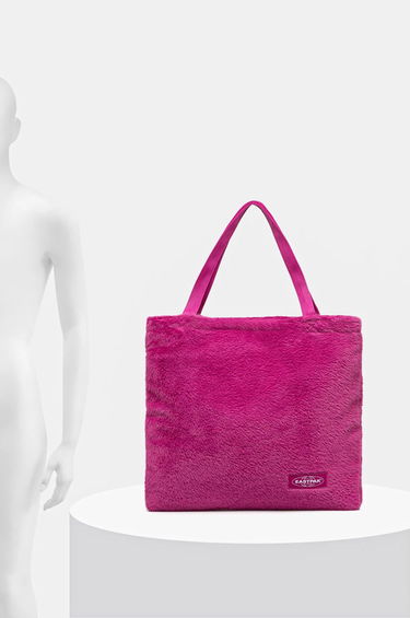 Tygpåse EASTPAK Eastpak Charlie Fuzzy Tote Bag Rosa | EK0A5BCK2Q91, 5