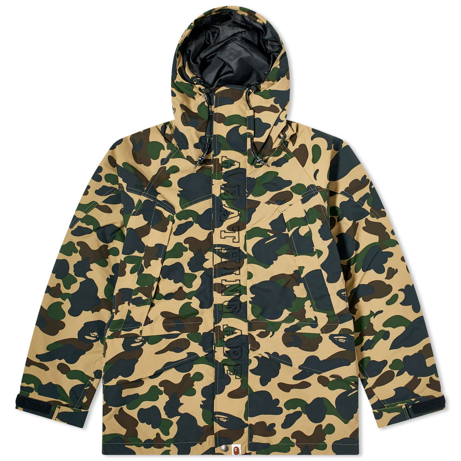 Jacka BAPE A Bathing Ape 1St Camo Snowboard Jacket Gul | 001LJJ801009M-YEL, 0