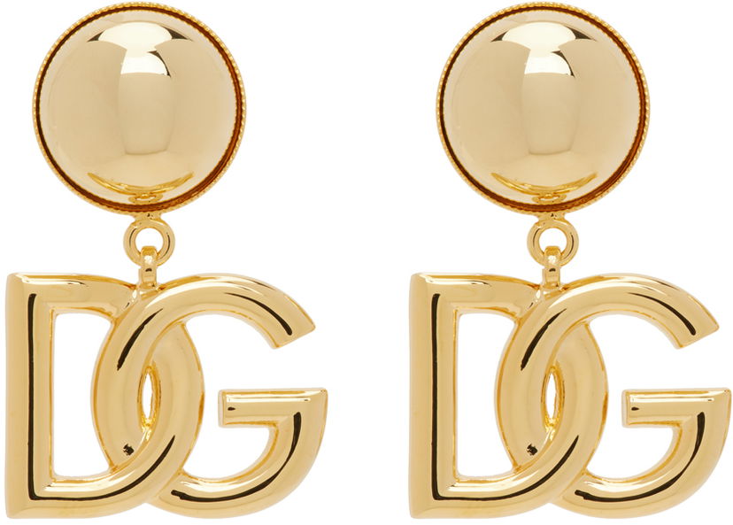 Örhängen Dolce & Gabbana Gold 'DG' Earrings Metallisk | WEN6P6 W1111