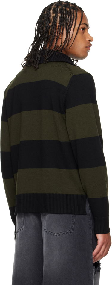 Polotröja Simone Rocha Simone Rocha Embellished Fuzzy Collar Rugby Polo Flerfärgad | VMK13SB 0646, 2