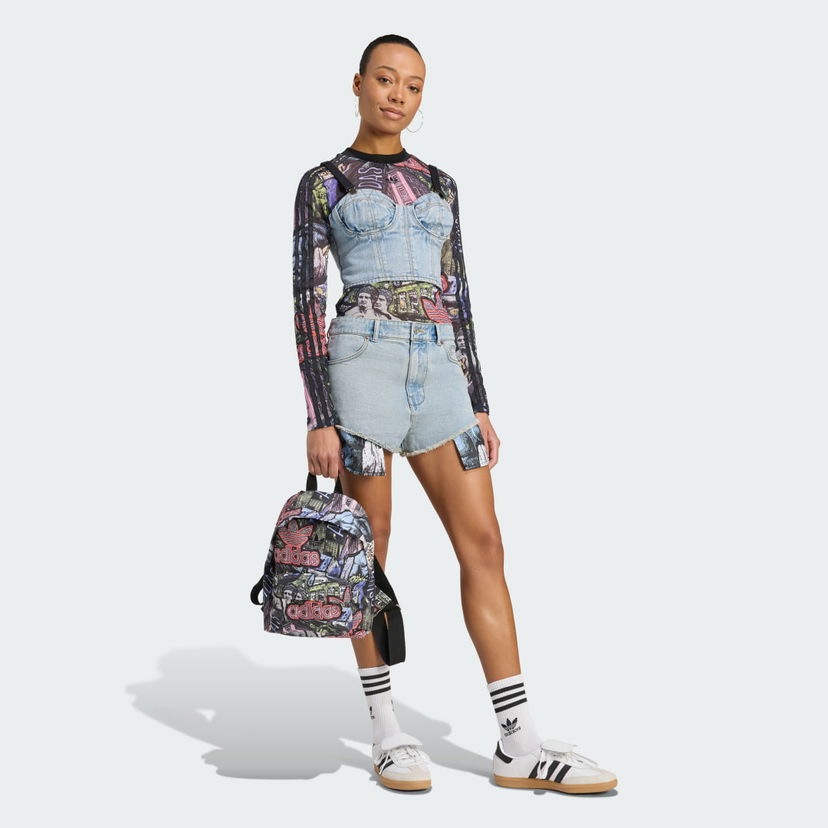 Crop top adidas Performance Jeremy Scott Pride Mini Backpack Blå | JX3210