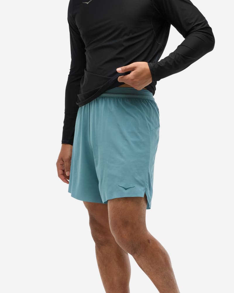 Shorts Hoka One One Glide 7'' 2-in-1 Shorts Blå | 1151080-MTNF, 0