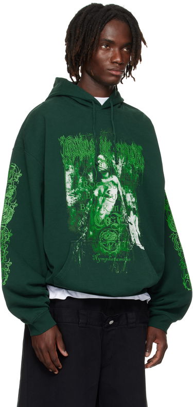 Sweatshirt VETEMENTS Vetements Cradle of Filth Nymphetamine Oversized Hoodie Grön | UCF76HD750E, 1