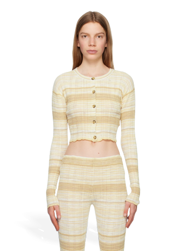 Sweater Acne Studios x SSENSE Cardigan Beige | FN-WN-KNIT000563
